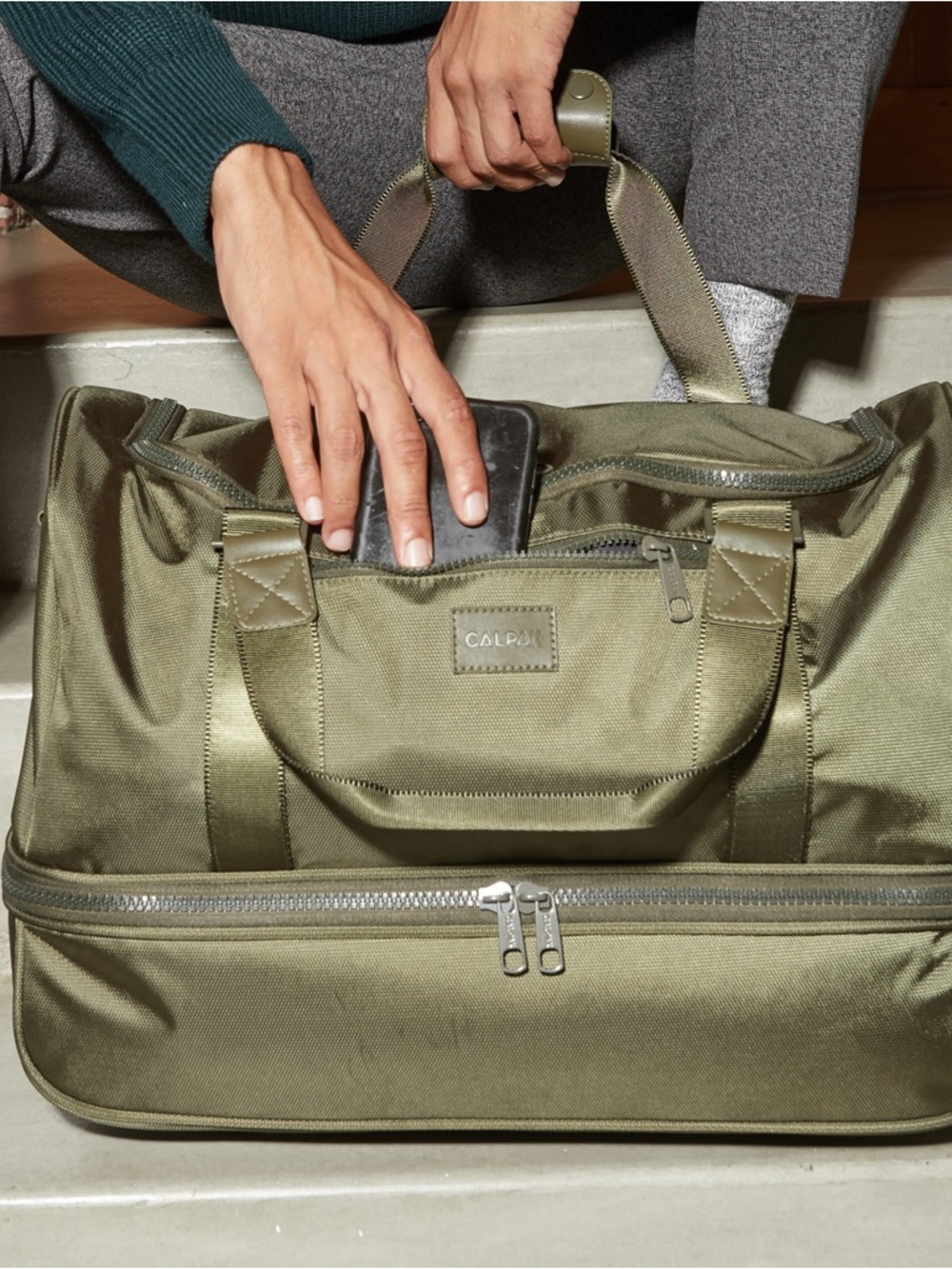 Calpak Stevyn Duffel Bag with Shoe Compartment - Picture 2 of 4
